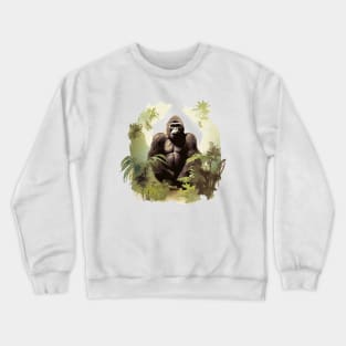 Black Gorilla Crewneck Sweatshirt